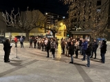 Marxa de torxes i lectura del manifest que es va realitzar l'any passat (foto: Aj. Borges).