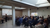 Durant la presentació a la sala de plens (foto: Consell Comarcal de les Garrigues).