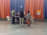 Imatge d'arxiu d'uns comicis electorals a les Borges.