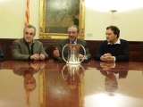 Acte institucional a la Diputació (foto: Ajuntament de les Borges)