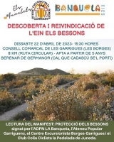 La caminada es farà dissabte a la tarda (foto: Centre Excursionista Borges-Garrigues).