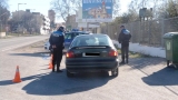 Control policial de vehicles a les Borges