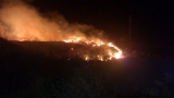 L'incendi ha cremat una zona de matolls (foto: Ràdio les Borges)