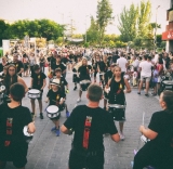 Una de les actuacions dels diables i tabalers (foto: Grup Recerca).