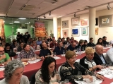 Els assistents al primer tast de l'any de l'Associació Tastavins de Juneda (foto: Aj. Juneda).