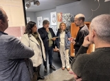 Durant la visita a l'Espai Macià (foto: Govern de la Generalitat).