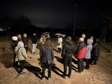 Ahir durant l'acte d'homenatge (foto: Aj. Borges Blanques).