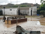 Les afectacions del temporal a Arbeca (foto: arxiu).