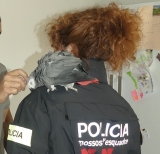 El lloro recuperat (foto: Mossos d'Esquadra).