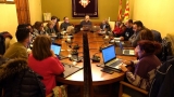 Durant la celebració del ple del 19 de desembre de l'Ajuntament de les Borges Blanques.