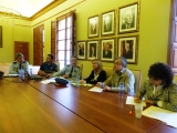 La reunió de la Junta de Seguretat Local del passat divendres (Foto: Aj. de les Borges).