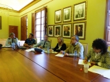 La reunió de la Junta de Seguretat Local del passat divendres (Foto: Aj. de les Borges).