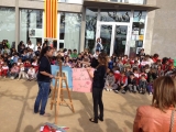 Festa de Sant Jordi a la Biblioteca, l'any passat (foto: Ajuntament de les Borges)
