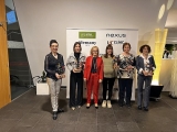 Mireia Serra va recollir el seu premi amb la resta de guanyadores (foto: Premis Hera).