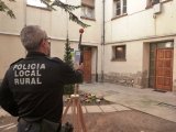 Un tècnic recull les dades als punts indicats (foto: Ajuntament de les Borges)