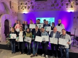 Cellers premiats durant l'entrega de guardons.